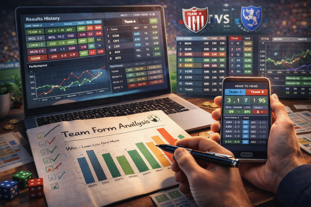 Phân tích phong độ đội bóng