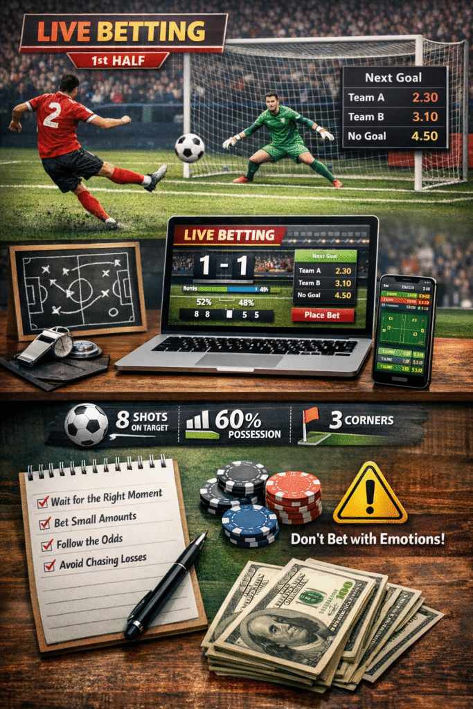 Live Betting Tips For Football Matches